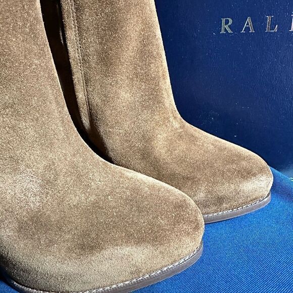 Ralph Lauren 2016 Runway Collection Noette Snuff Calf Suede Fringe Boot 6B NIB - Picture 13 of 16